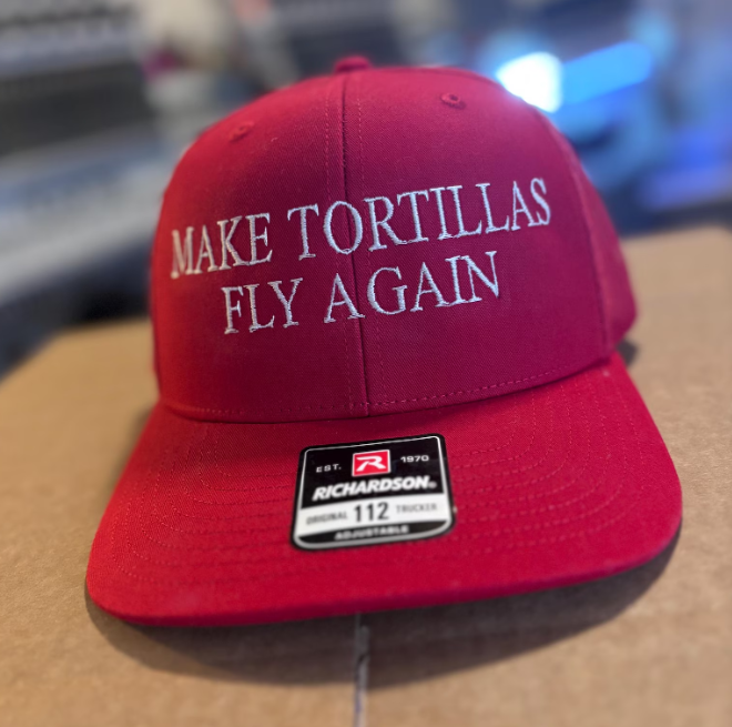 Texas Tech Hat Make Tortillas Fly Again Embroidered Richardson 112