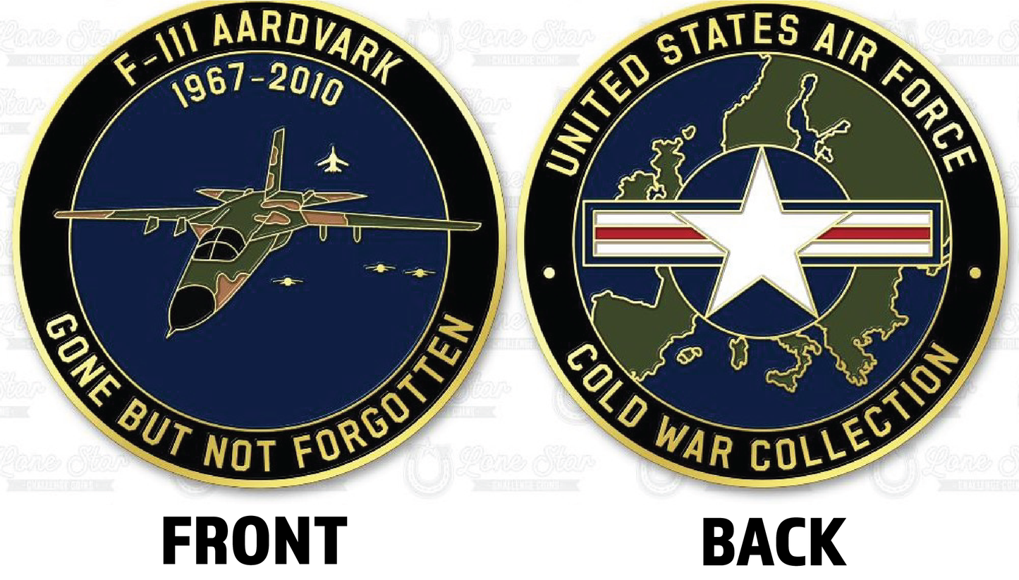 F-111 AARDVARK Challenge Coin- Cold War Edition