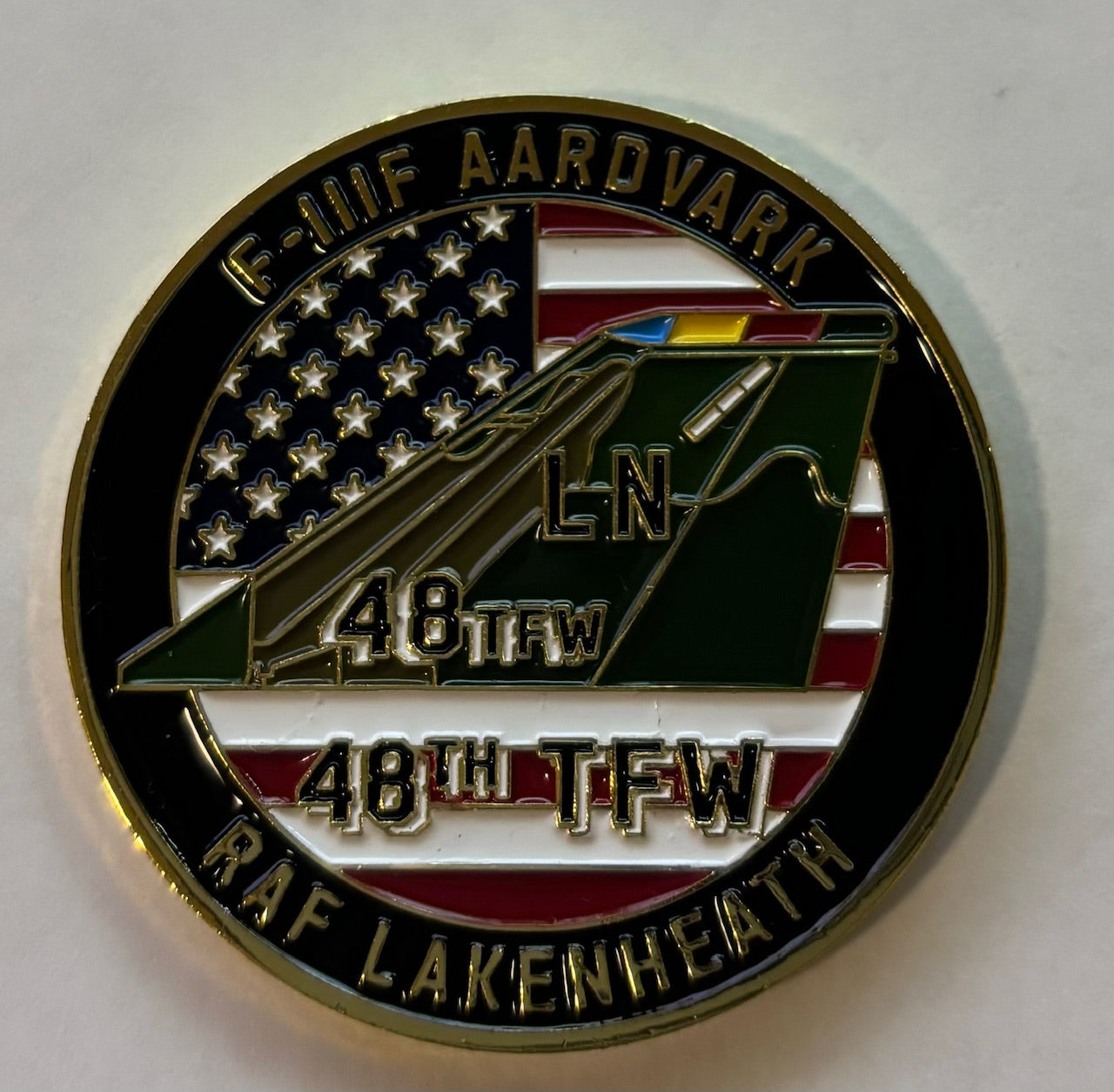 F-111F Challenge Coin- RAF Lakenheath Edition