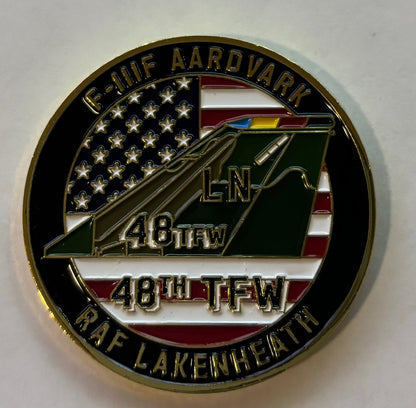 F-111F Challenge Coin- RAF Lakenheath Edition