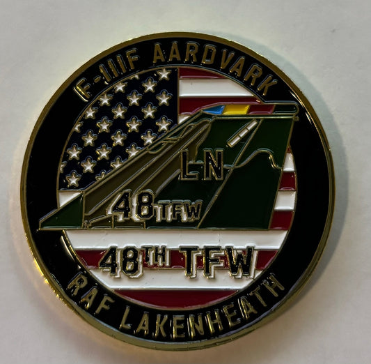 F-111F Challenge Coin- RAF Lakenheath Edition