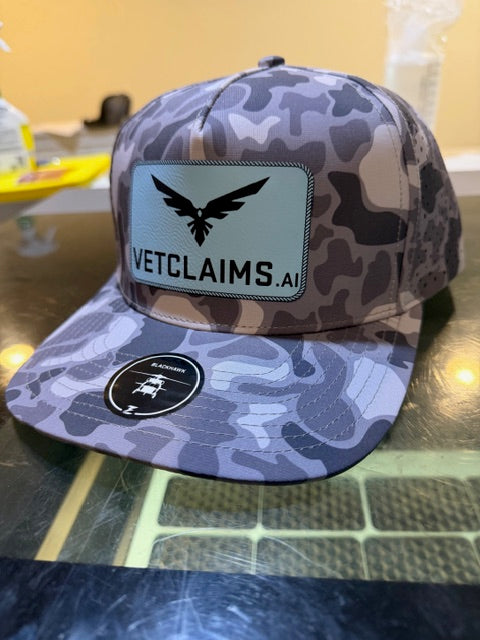 Zapped Headwear Patch Cap with VETCLAIMS.ai Logo