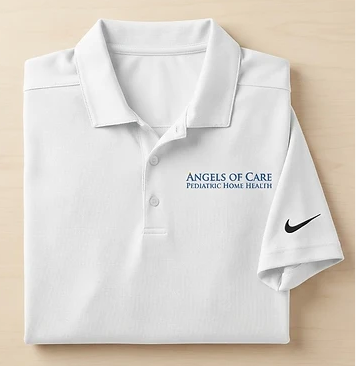 Angels of Care Embroidered Polo