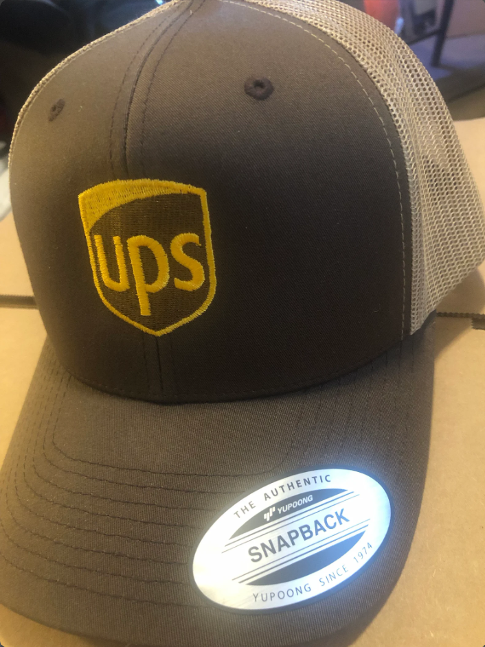 UPS Embroidered Yupoong Snapback Brown/Khaki